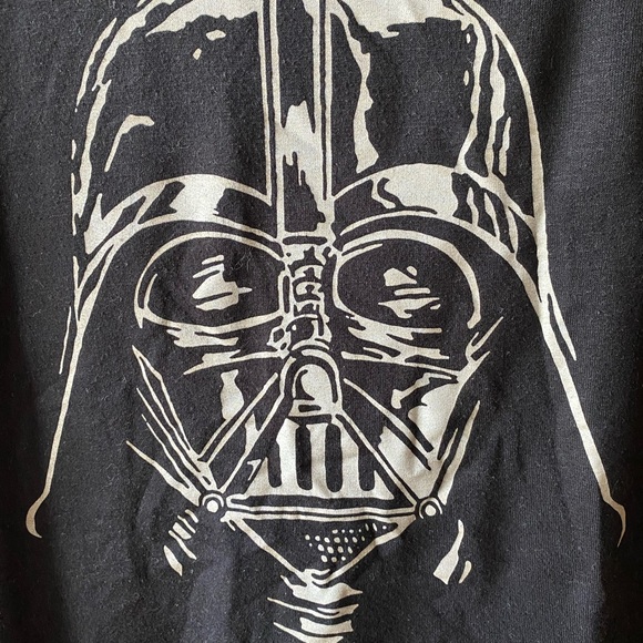 Star Wars Darth Vader Black Lightweight Pullover Sweatshirt - Picture 3 of 4